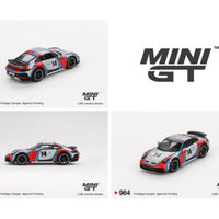 (Preorder) Mini GT 1:64 Porsche 911 Dakar “Rally 1974” – Ice Grey Metallic