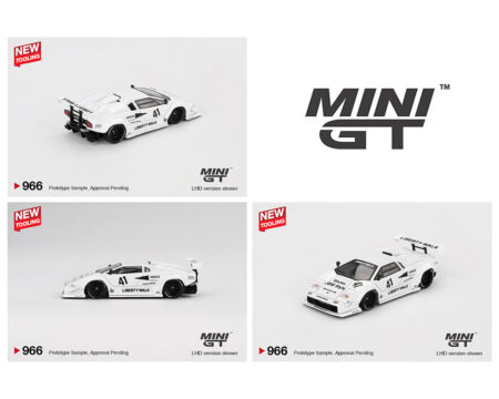 (Preorder) Mini GT 1:64 Lamborghini Countach LB-WORKS – White – 2024