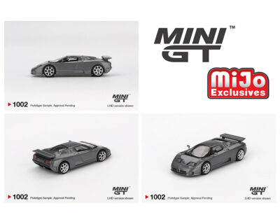 (Preorder) Mini GT 1:64 Bugatti EB110 Super Sport – Grigio Scuro