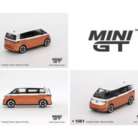 (Preorder) Mini GT 1:64 Volkswagen ID.Buzz – Candy White / Energetic