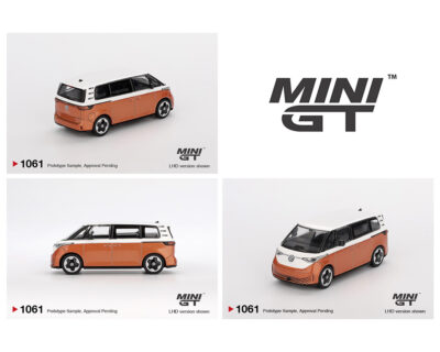 (Preorder) Mini GT 1:64 Volkswagen ID.Buzz – Candy White / Energetic