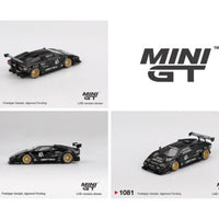(Preorder) Mini GT 1:64 Lamborghini Countach LB-WORKS – Black –