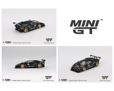 (Preorder) Mini GT 1:64 Lamborghini Countach LB-WORKS – Black –