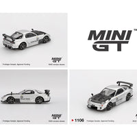 (Preorder) Mini GT 1:64 Mazda RX-7 RE-Amemiya – Silver Metallic