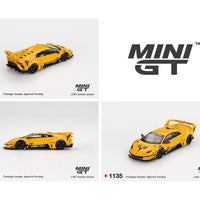 (Preorder) Mini GT 1:64 LB-Silhouette WORKS MURCIELAGO GT Evo – Yellow