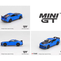 (Preorder) Mini GT 1:64 Ford Mustang Dark Horse 2024 – Grabber Blue
