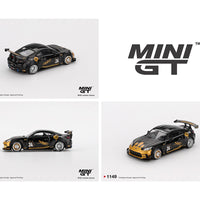 (Preorder) Mini GT 1:64 Toyota GR86 LB★Nation – Black / Gold