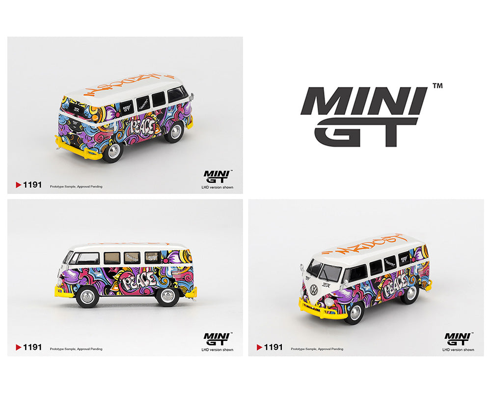 (Preorder) Mini GT 1:64 Volkswagen T1 Microbus Mizu Design