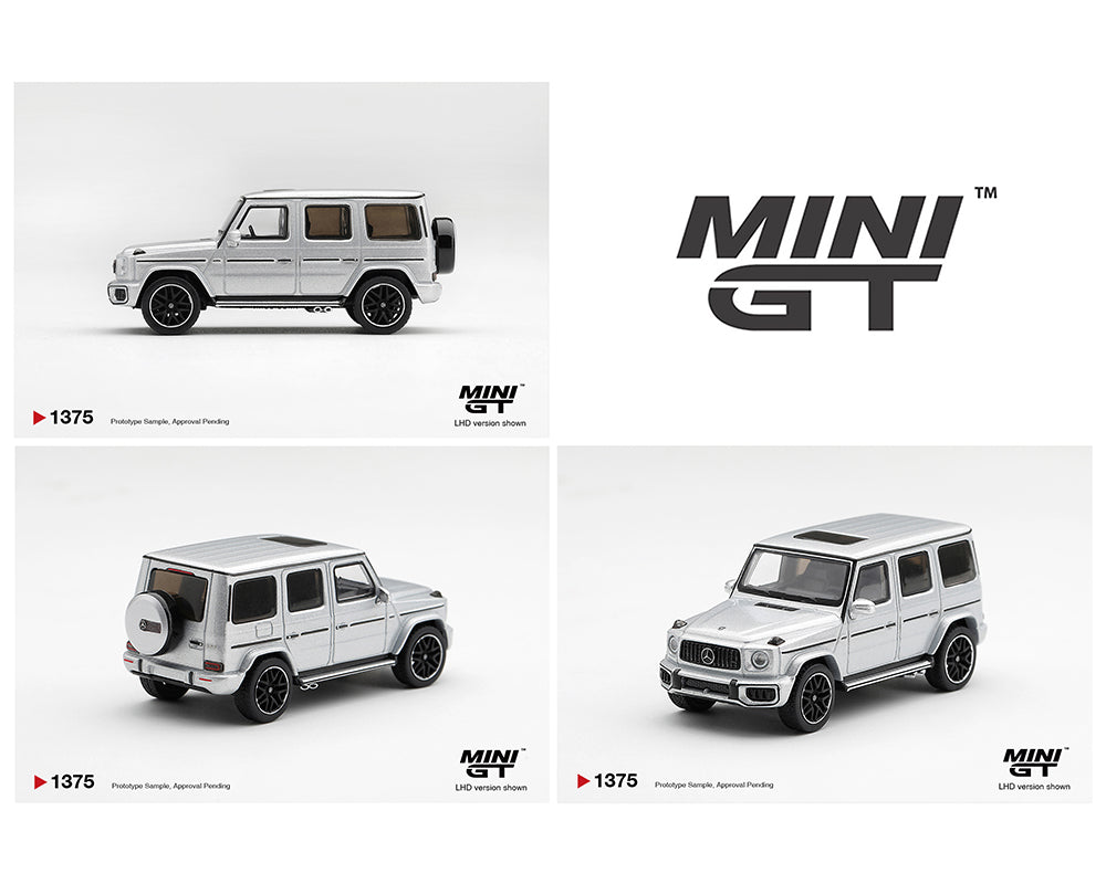 (Preorder) Mini GT 1:64 Mercedes-AMG G 63 Silver Metallic – Limited Edition