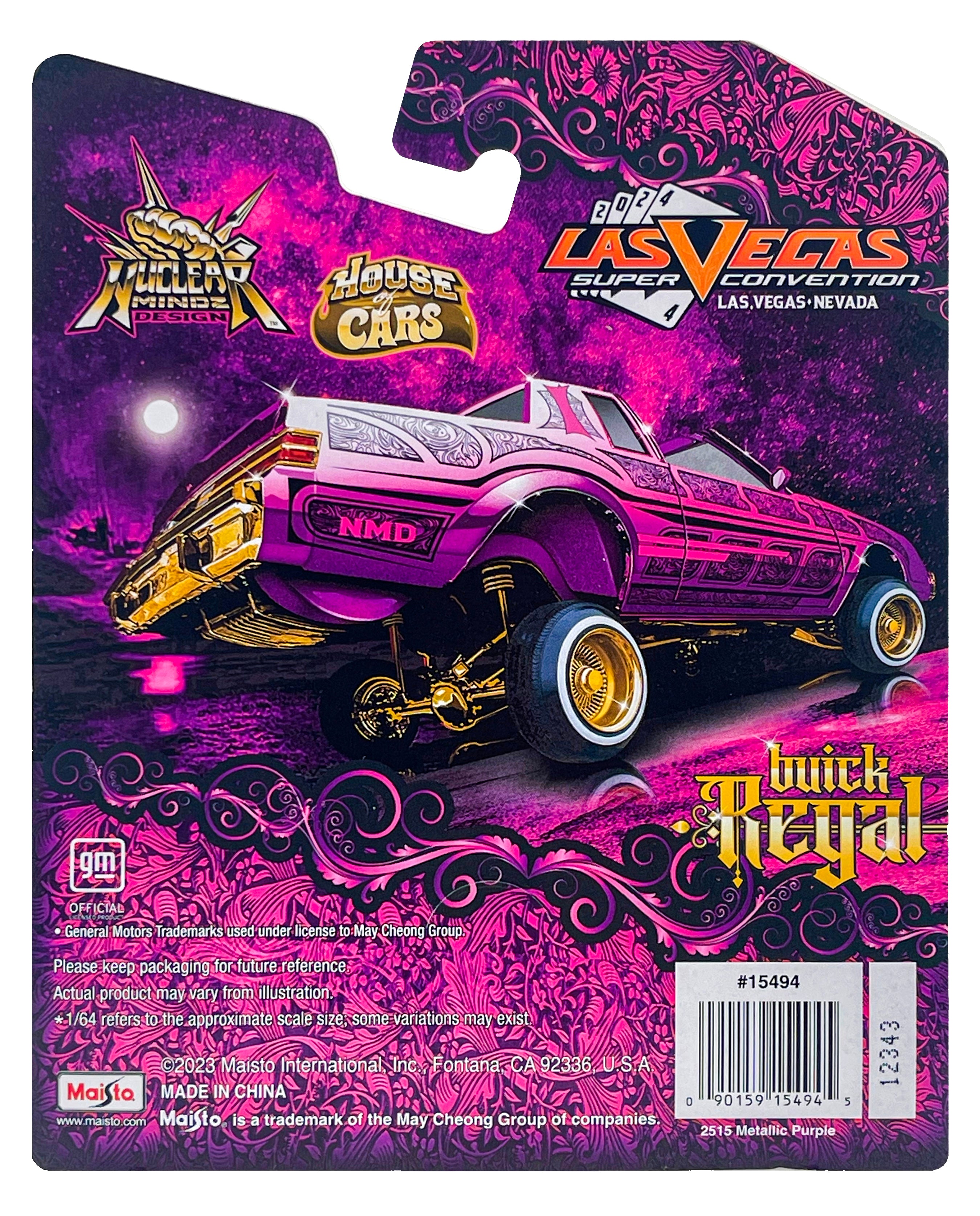 2024 Las Vegas Super Convention Maisto Exclusive Regal Pink