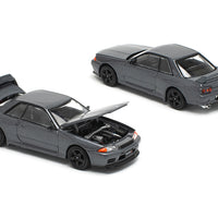 Pop Race NISSAN SKYLINE GT-R R32 - GUN GREY METALLIC