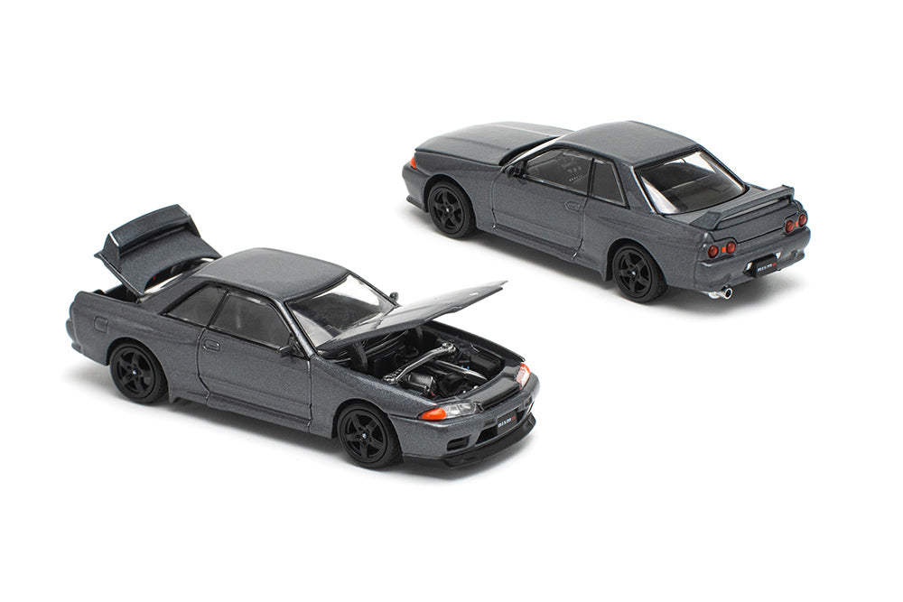 Pop Race NISSAN SKYLINE GT-R R32 - GUN GREY METALLIC