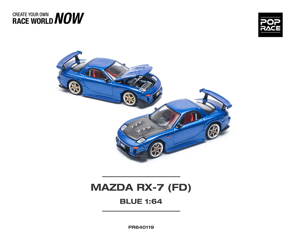 PR640119 MAZDA RX-7 (FD3S) RE-AMEMIYA WIDEBODY METALLIC BLUE