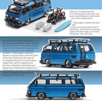 Mortal 1:64 VW T3 Lowrider w/ BBS Wheels Transparant Blue