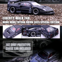 LBWK F40 Matte Black  HONG KONG TOYCAR SALON 2023 SPECIAL EDITION