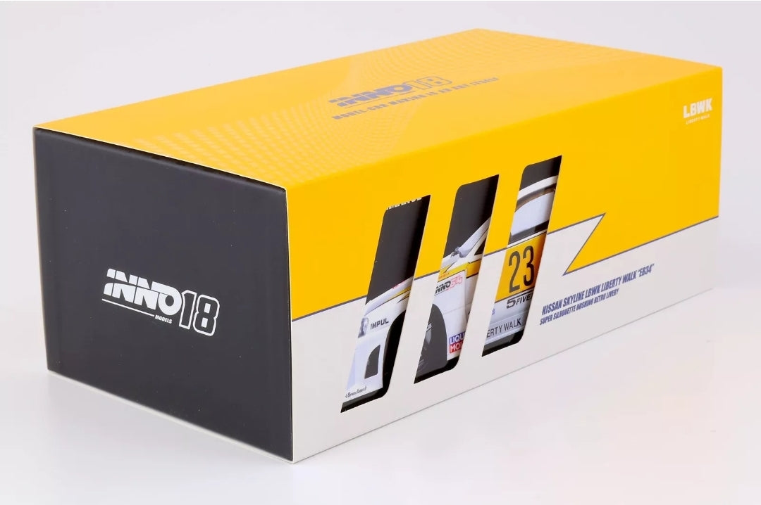 1:18 INNO Models Nissan (R34) Lbwk Super Silhouette Hoshino #23