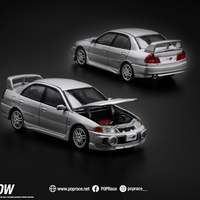 PR640140 MITSUBISHI LANCER EVOLUTION IV - STEEL SILVER HKD