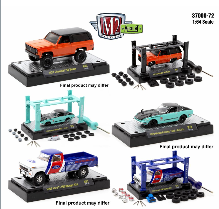 M2 Machines Model Kits Release 72