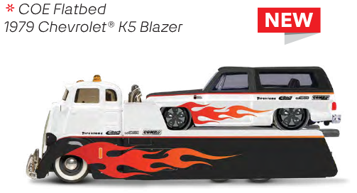 2025 Muscle Machines Flatbed with K5 Blazer With Flames