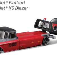 2025 Muscle Machines Flatbed with K5 Blazer Red