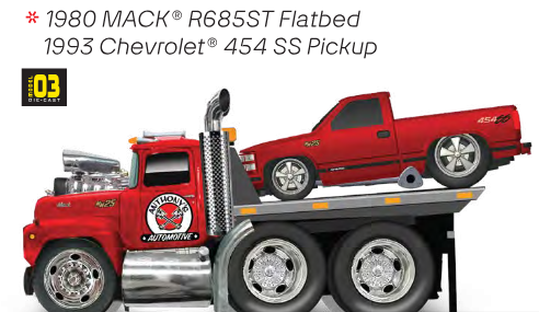 2025 Muscle Machines Flatbed with Chevy OBS 454 Truck