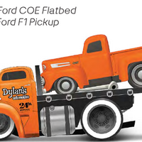 2025 Muscle Machines Flatbed with Ford F1 Pickup