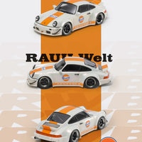 Fast Speed 1:64 Porsche Rauh-Welt RWB964 Wide-Body Modified - Gulf