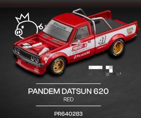 Thailand Diecast Expo 2025 Pandem Datsun 620 Red