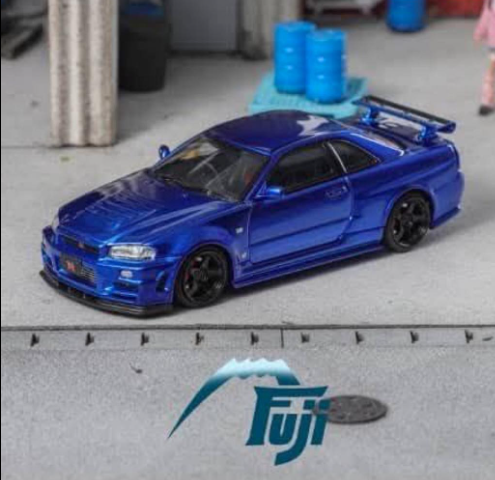 Fuji Skyline GTR R34 Z-Tune Bayside Blue