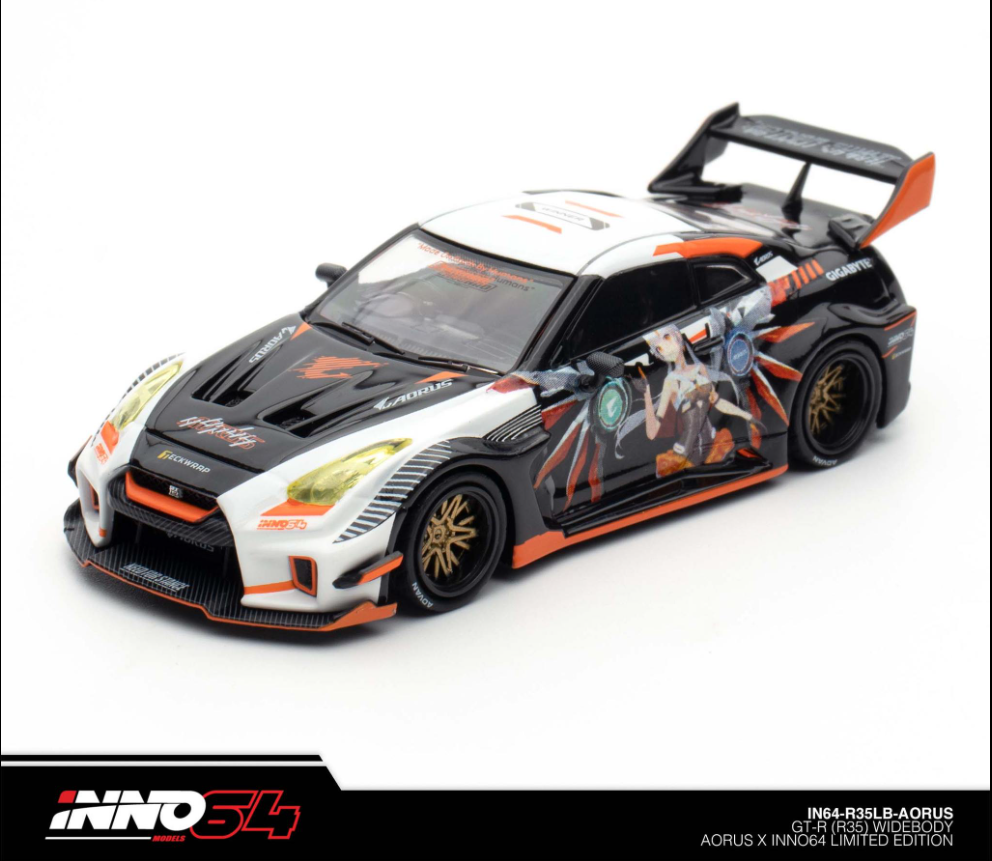 Inno 64 GT-R (R35) Widebody Aorus X Inno64 Limited Edition IN64-R35LB-AORUS