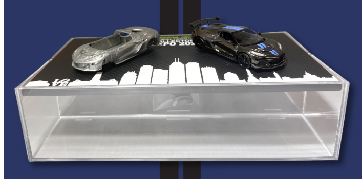 1:64 GreenLight Convention Product Expo Exclusive  51683-A - 2025 Chevrolet Corvette C8 ZR1 (With Raw Casting Dual Pack)