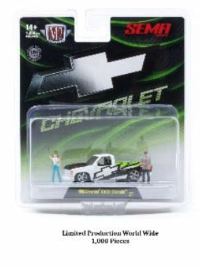 2025 M2 Sema Exclusive 1990 Chevrolet C1500 with mini figures