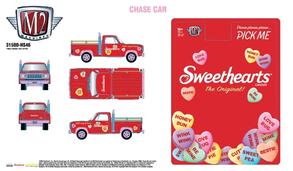 Valentines Day M2 Exclusive Hobby Exclusive Series release Dodge Truck