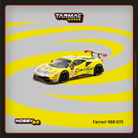 (Preorder) Tarmac Works 1:64 Ferrari 488 GTE #57 24Hr Le Mans 2023 – Yellow – Hobby64