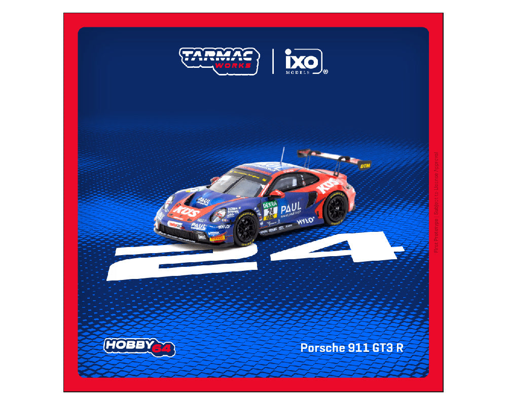 (Preorder) Tarmac Works 1:64 Porsche 911 GT3 R DTM 2023 Ayhancan Güven #24