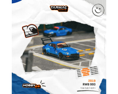 (Preorder) Tarmac Works 1:64 RWB 993 Tarmac Works 10th Anniversary
