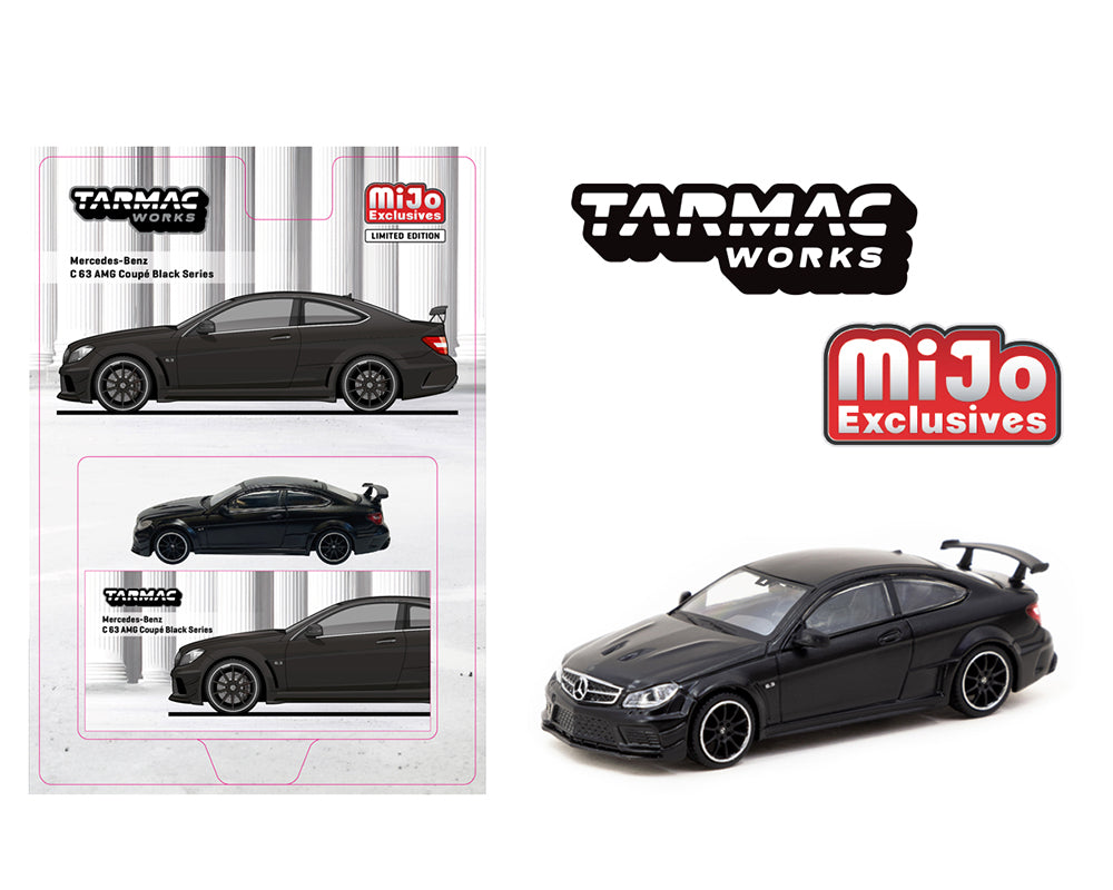 (Preorder) Tarmac Works 1:64 Mercedes-Benz C 63 AMG Coupé Black