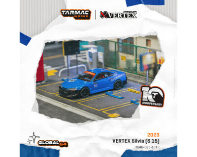 (Preorder) Tarmac Works 1:64 VERTEX Silvia (S15) Tarmac Works 10th Anniversary
