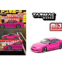 (Preorder) Tarmac Works 1:64 VERTEX Nissan Silvia (S15) – Pink Metallic – MiJo