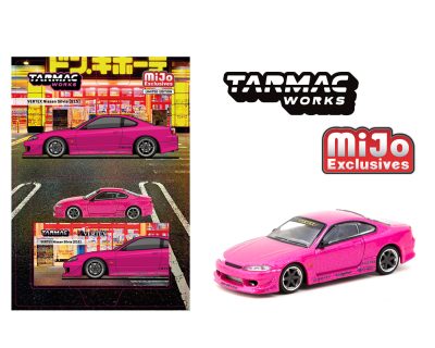 (Preorder) Tarmac Works 1:64 VERTEX Nissan Silvia (S15) – Pink Metallic – MiJo