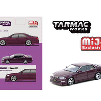 Tarmac Works 1:64 VERTEX Toyota Mark II JZX100 – Purple – Global64 – MiJo Exclusives