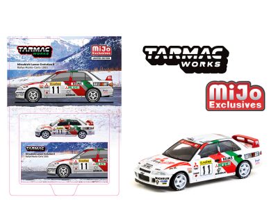 (Preorder) Tarmac Works 1:64 Mitsubishi Lancer Evolution II Rallye Monte-Carlo