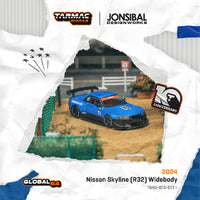 (Preorder) Tarmac Works 1:64 Nissan Skyline (R32) Widebody Designed by Jon Sibal Tarmac Works 10th Anniversary Limited Edition