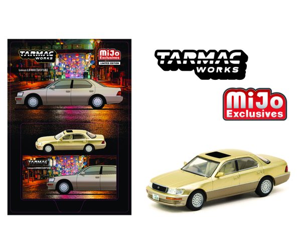 (Preorder) Tarmac Works 1:64 Lexus LS400 – Champagne Beige Metallic –