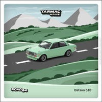 Tarmac Works 1:64 Datsun 510 – Light Green – Road64