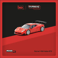 (Preorder) Tarmac Works 1:64 Ferrari 458 Italia GT3 – Red – Road64