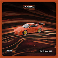 (Preorder) Tarmac Works 1:64 Old & New 997 – Red Metallic – Road64