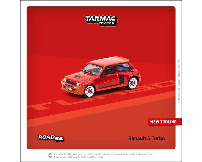 Tarmac Works 1:64 Renault 5 Turbo Red