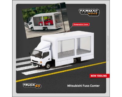 Preorder) Tarmac Works 1:64 Mitsubishi Fuso Canter Mobile Display Truck