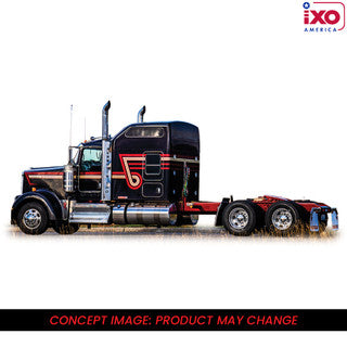 IXO 1:64 1990 Kenworth W900 - Black with Stripe